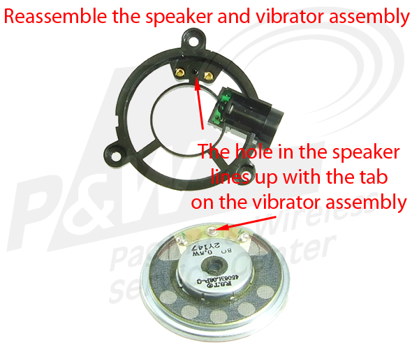 Minitor V speaker assembly